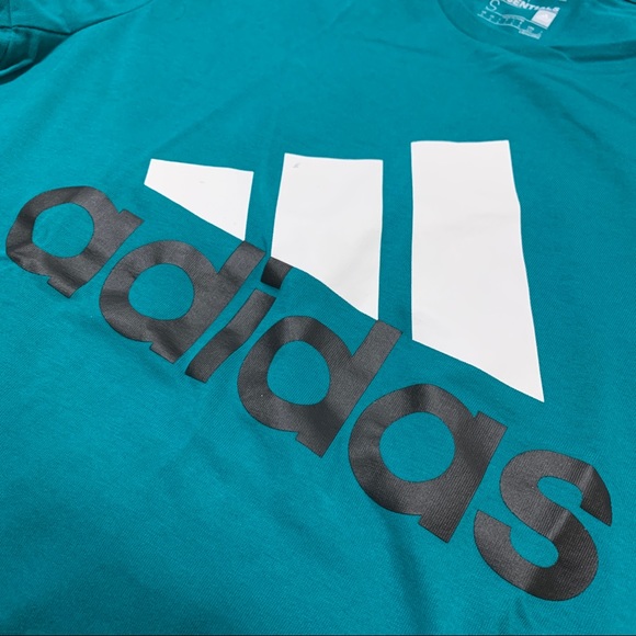 Adidas Sport Essentials Climalite T-Shirt - Teal - Picture 3 of 5